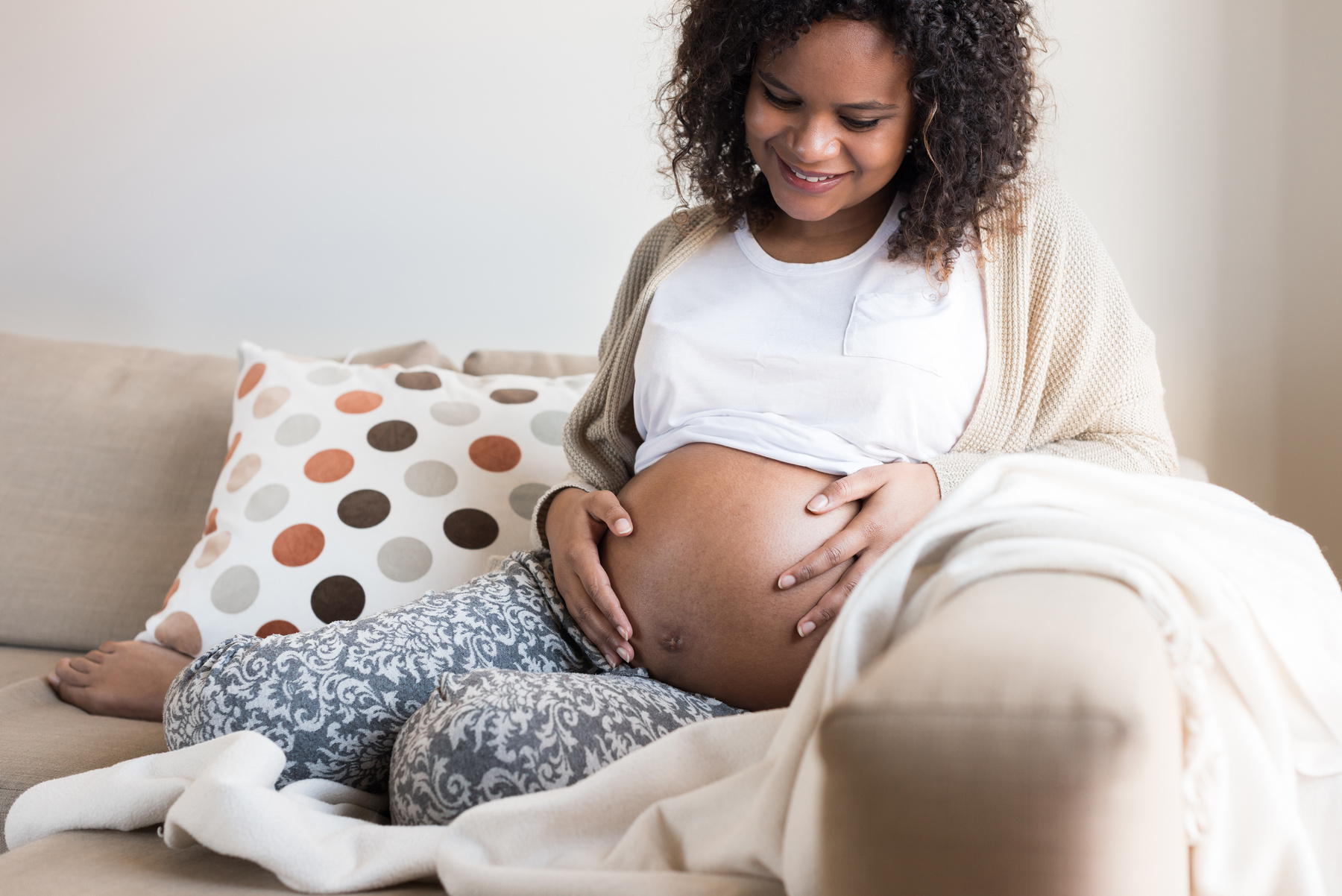 Pregnant African Woman